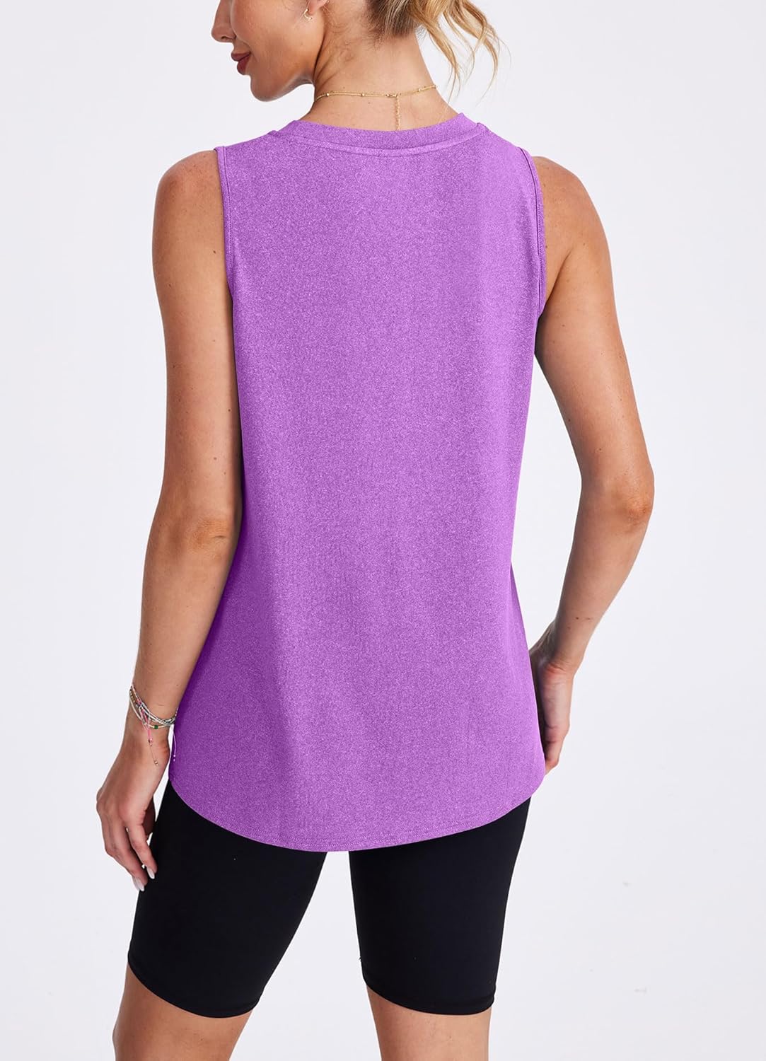 Skiennix Women's Workout Tank Top - Lightweight Sleeveless Athletic Shirt for Running, Yoga & Tennis