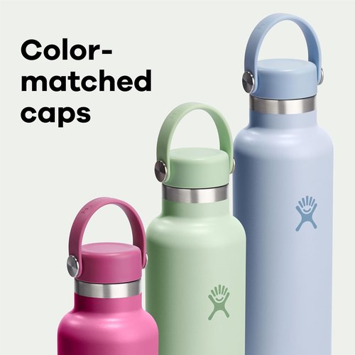Hydro Flask Water Bottle - Insulated Stainless Steel - Leakproof Design in 21 Oz Nectar Orange
