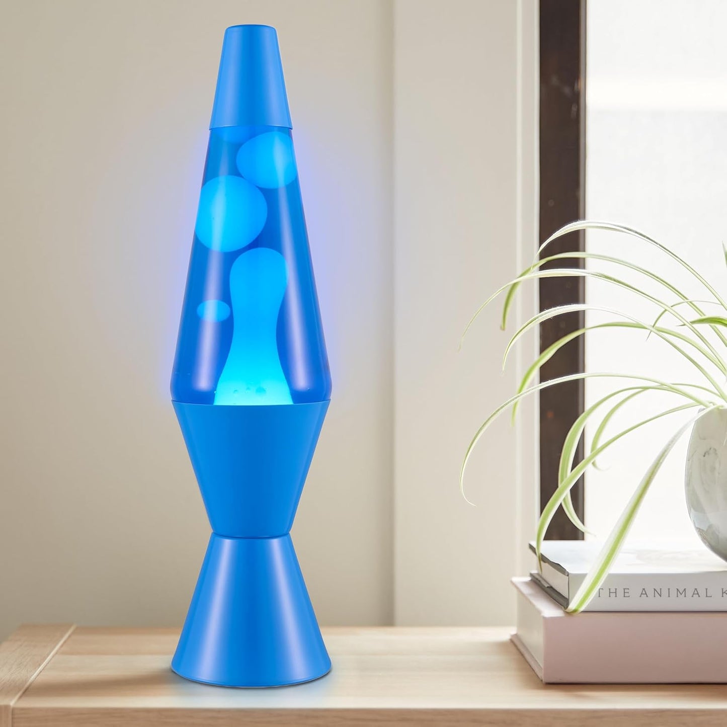 14.5" Wild Pink Lava Lamp - Classic Liquid Motion with White Wax & Pink Liquid - Item #2361