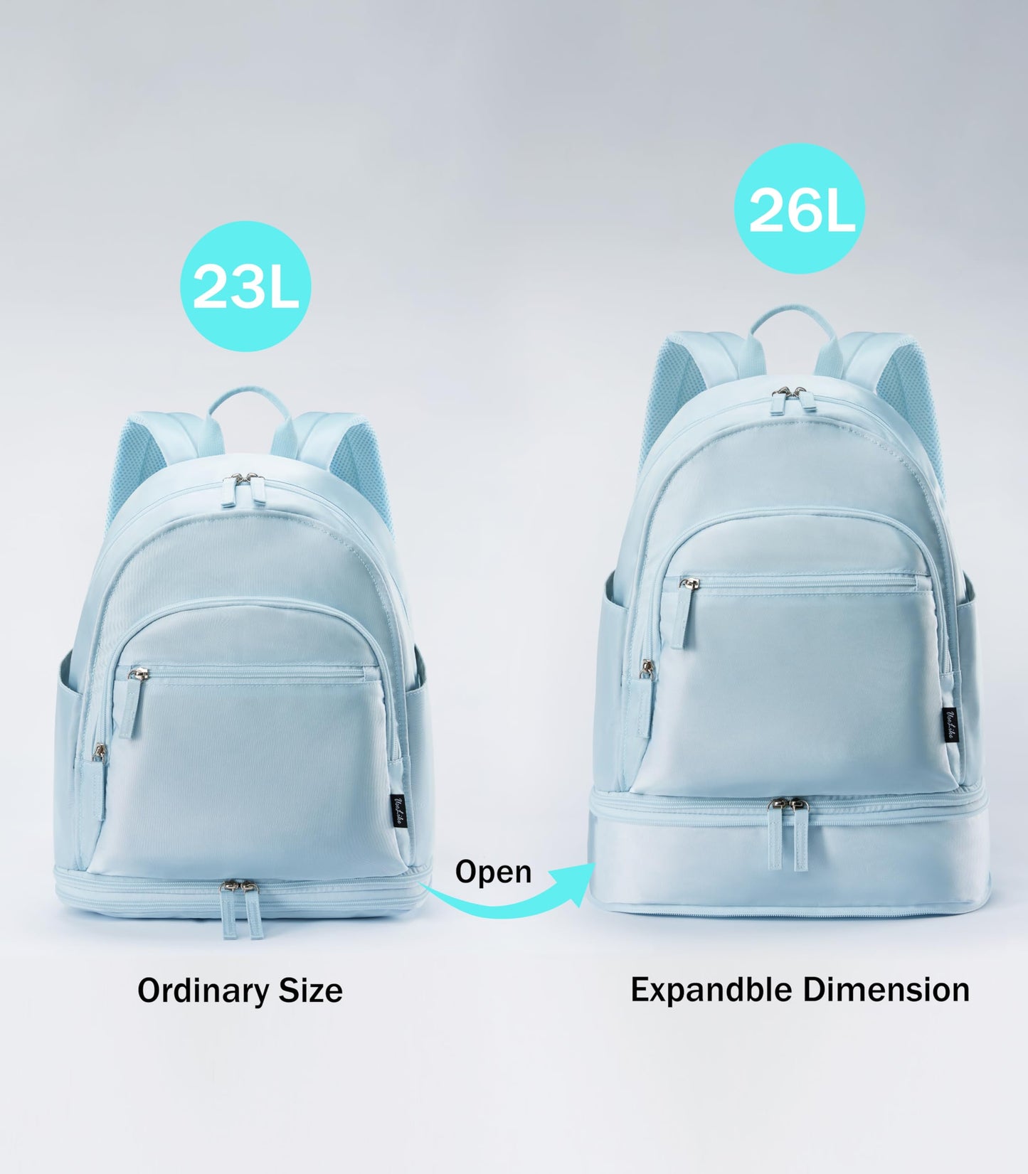 Uselike Gym Backpack for Women Men, Lightweight Gym Bag with Shoe Compartment, Waterproof Workout Backpack with Wet Pocket