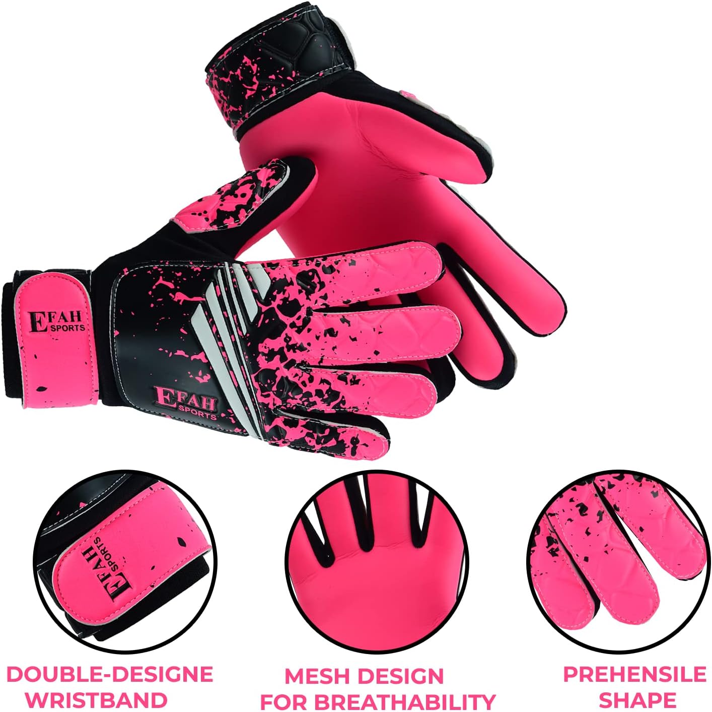 Skiennix Soccer Goalkeeper Gloves - Strong Grip for Kids & Youth | Perfect for Football Games