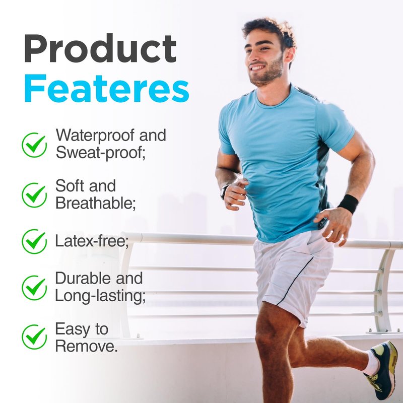 OK TAPE Nipple Covers for Men,120PCS,Beige,Nipple Pasties Chafe-Free Protection with Non-Adhesive Center,Nipple Pads Guards for Running,Daily and Business Meetings