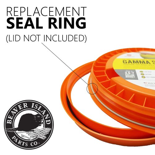 Gamma Seal | Upgraded Gamma2 O-Ring Gasket for 12" Bucket Lids - Fits 3.5, 5, 6 & 7 Gallon Buckets (Pack of 2)