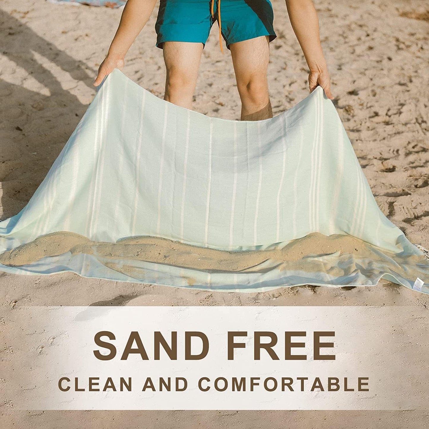 Skiennix Turkish Beach Towels - Quick Dry, Sand-Free, Oversized XL Bath & Pool Towels | Travel Essentials