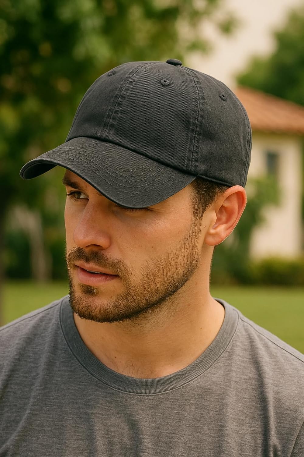 Newhattan Low Profile Baseball Cap - Classic Lightweight Cotton Adjustable Dad Hat | Unstructured Design