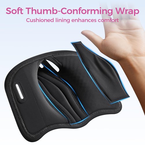 FULDAY Thumb Brace Right/Left Hand, Thumb Spica Splint Hand Brace for Arthritis Pain and Support, Ergonomical Thumb Stabilizer for Trigger Thumb, CMC, De Quervains Tenosynovitis Pain Relief(S/M Pink)
