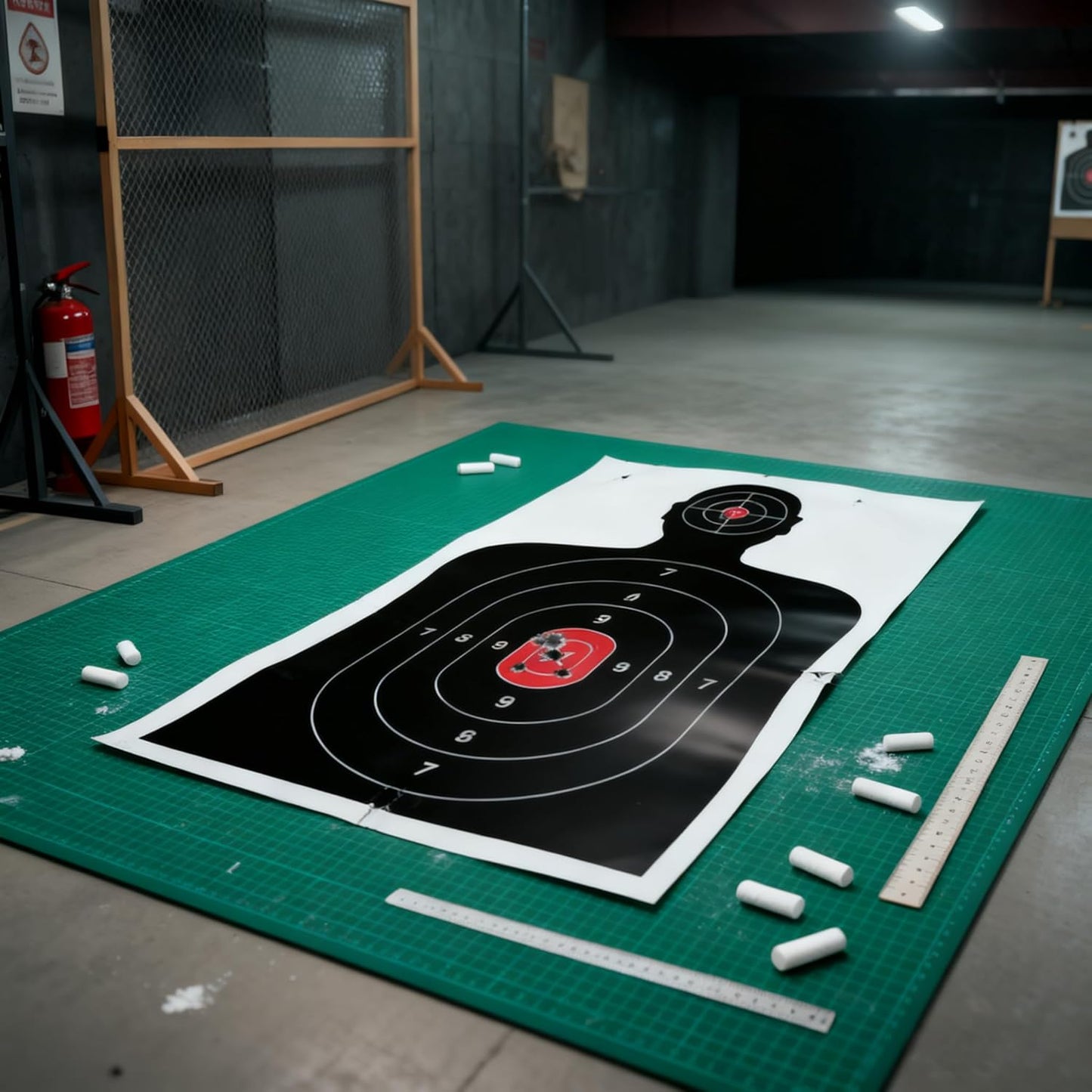 Silhouette Paper Shooting Target - Aiming Target for Indoor & Outdoor Practice | 14x22 Inches