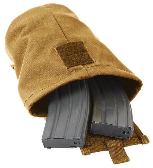 Rothco Roll-Up Utility/Dump Pouch, Molle, Coyote Brown