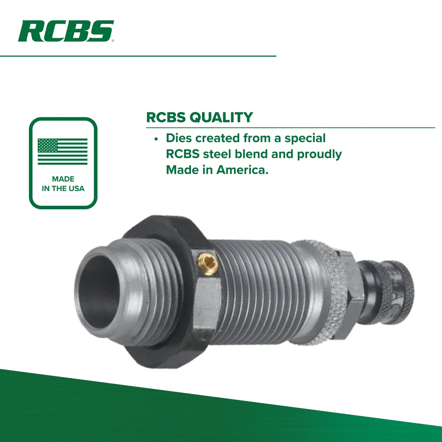 RCBS 18512 Series B 3-Die Carbide Roll Crimp Set, 41 Magnum