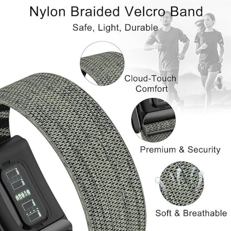 BLAYKE Nylon Replacement Band for WHOOP 4.0 – Ultra-Soft & Durable SuperKnit Wristband (Moss) | Compatible with WHOOP Fitness Tracker