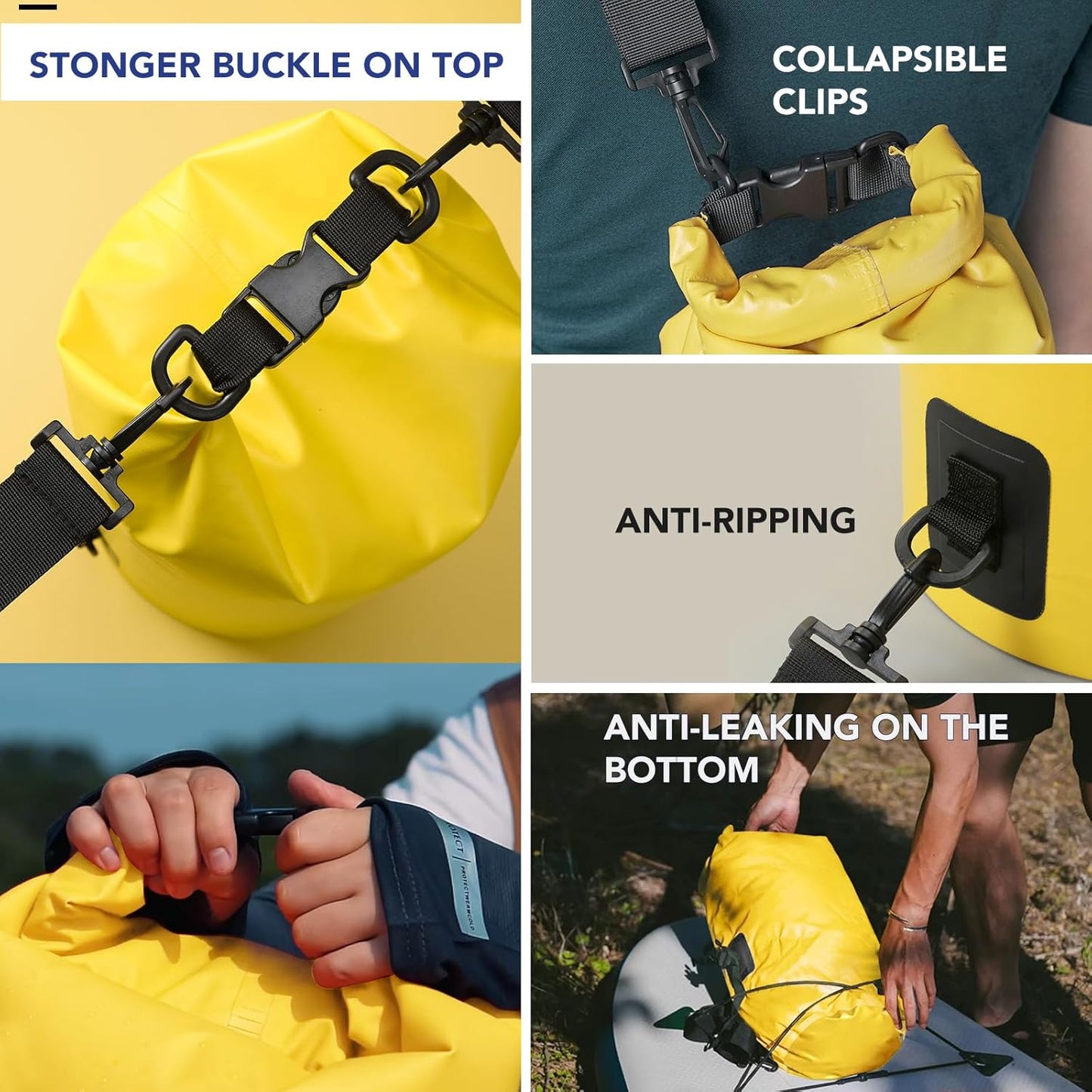 Unigear Waterproof Dry Bag - Lightweight Floating Design for Kayaking, Boating, Fishing | 2L-40L Sizes