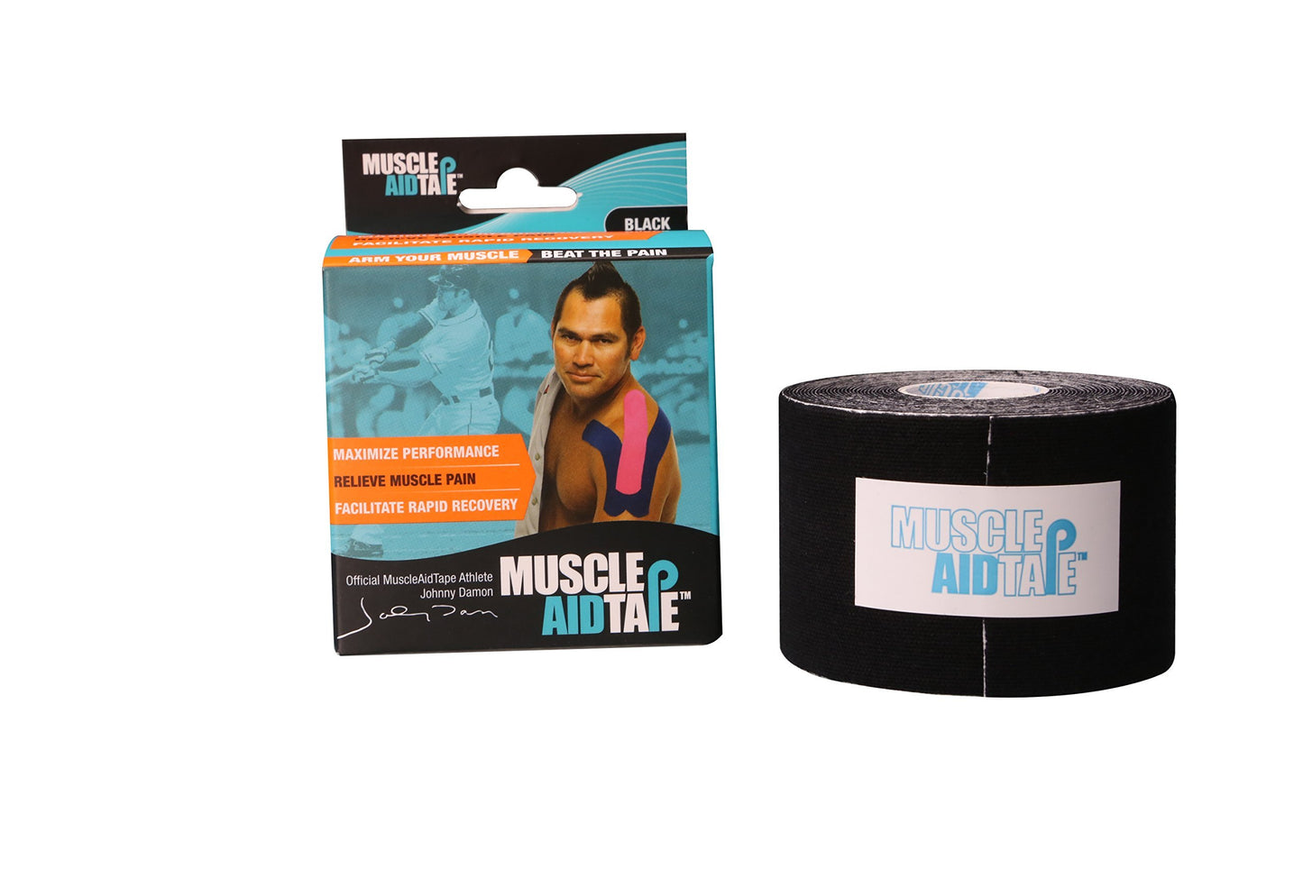 MuscleAidTape Kinesiology Tape (Black)
