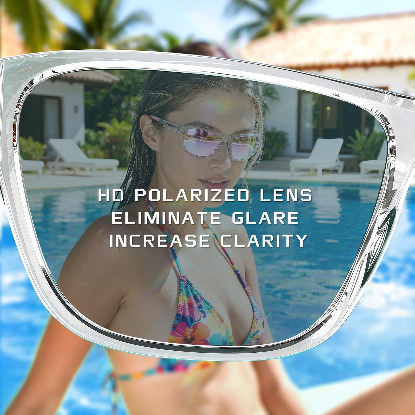 Polarized Running Sunglasses Womens Mens Sun Glasses for Fishing Golf UV400