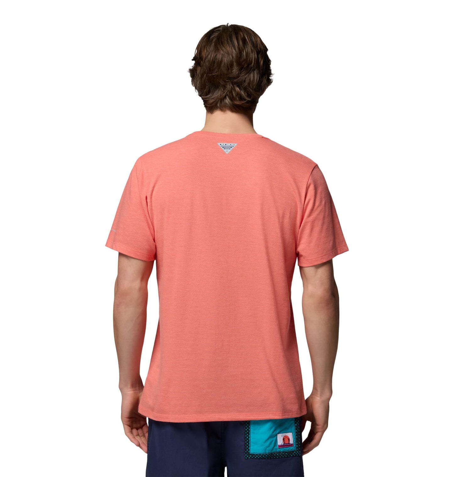 Columbia Men's PFG Freezer Short Sleeve Tee, Melonade, Large