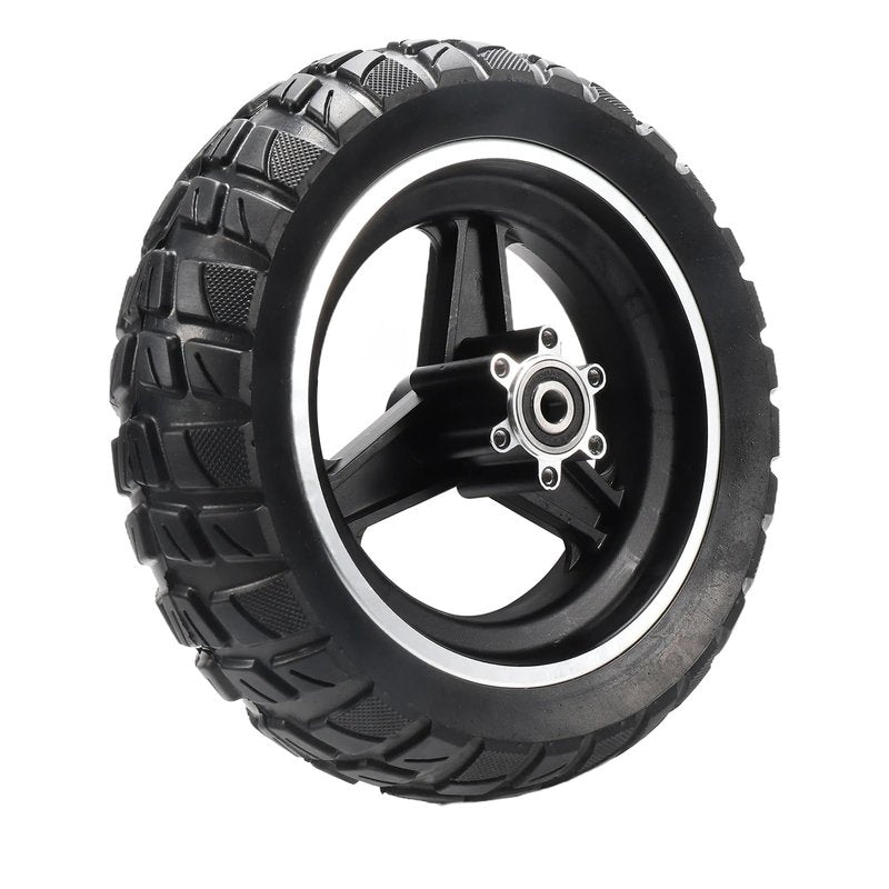10x2.70-6.5 Solid Tire, 10 Inch Electric Scooter Solid Wheel Puncture-Proof Tire Replacement for Evercross H5 70/65-6.5 Electric Scooter Super-Grip Replacement Wheel