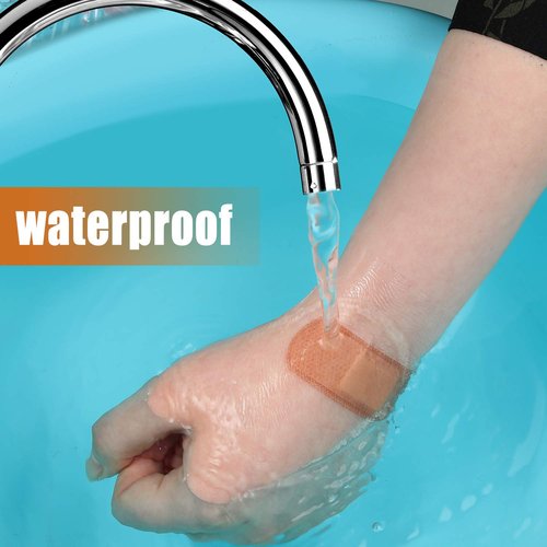 BBTO 50 Pieces Transparent Clear Adhesive Bandage Stretch Large Waterproof Film Adhesive Bandages Dressing Supplies(6 x 6 Inch)