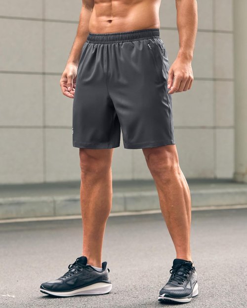 G Gradual Men's Athletic Running Shorts - Quick Dry with Zipper Pockets | Available in 7", 5", 9" Sizes