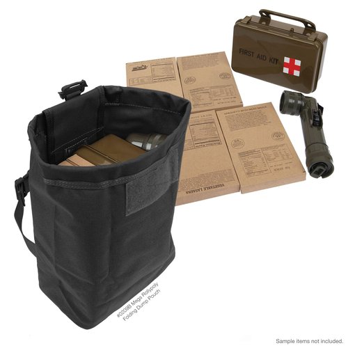 Maxpedition Mega Rollypoly Folding Dump Pouch (Black)