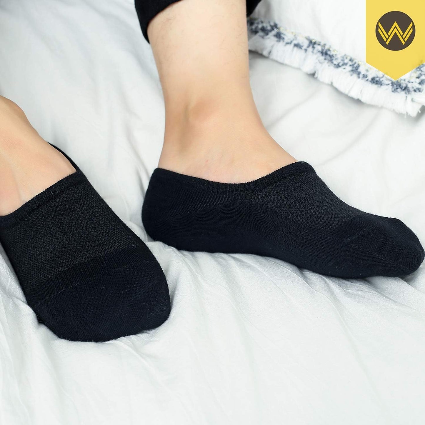 WANDER No Show Socks - 10 Pairs of Cotton Non-Slip Low Cut Invisible Loafer Socks for Men & Women | Sizes 6-14