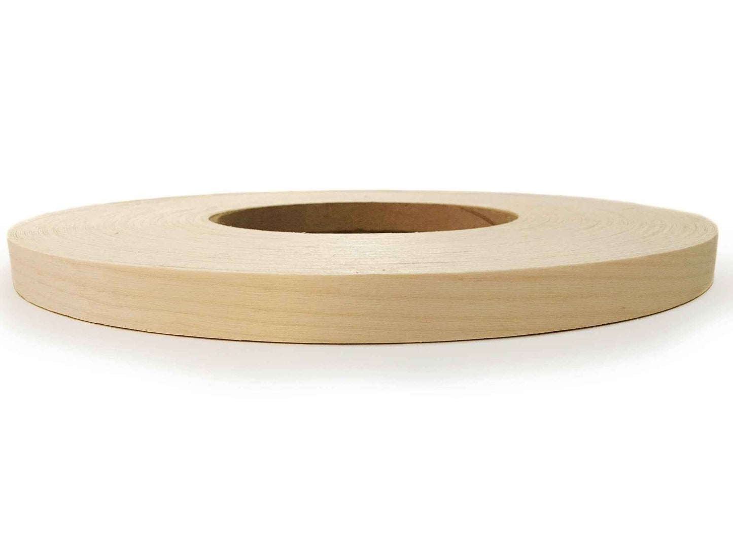 Edge Supply Brand Birch Pre-Finished 7/8" x 250' Roll Preglued, Veneer Edge Banding, Flexible Wood Tape, Easy Application Iron On with Hot Melt Adhesive. Clear UV Laquer Finish Wood Edging.