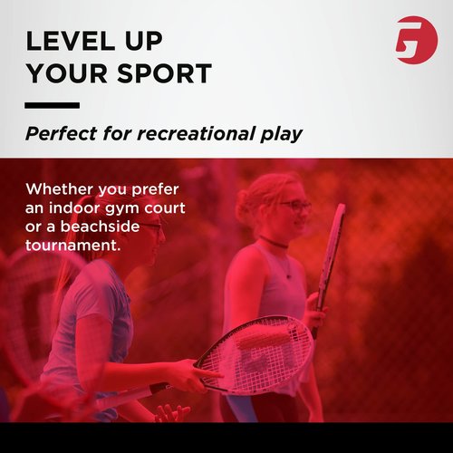 GAMMA Sports Junior Tennis Racquet: Quick Kids 21 Inch Tennis Racket - Prestrung Youth Tennis Racquets for Boys and Girls - 93 Inch Head Size - Red