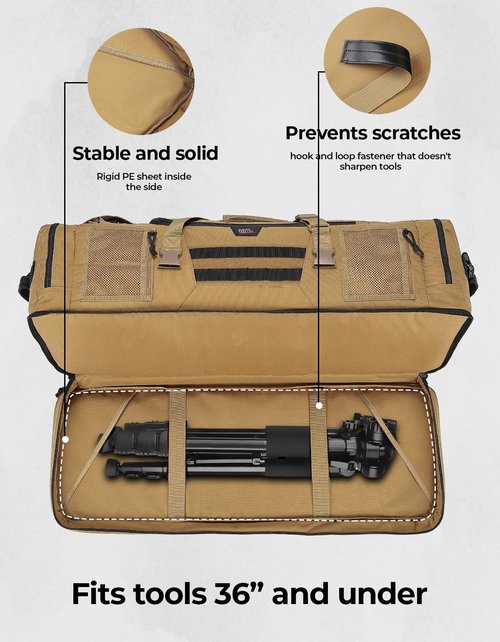 KEMIMOTO Hunting Duffel Bag - 78L Large Capacity Tactical Gear Bags Storage Cases for Hunters Travel Hiking Fishing Camping, Multi Pocket Design, Blown Backpackable