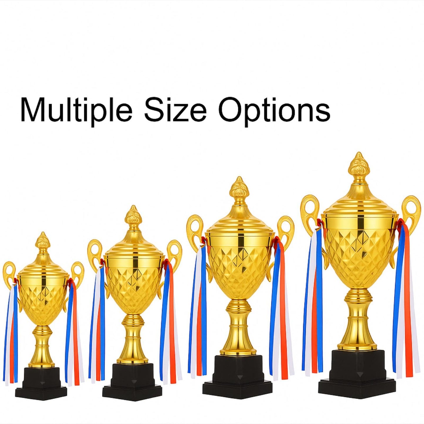 Liliaafar Large Trophy Cup Bulk Gold Trophy Award for Sports Cup Championships Basketball Competitions Tournaments Ceremony Celebration Party Gift(6 Pcs,16 x 7.9 Inch)