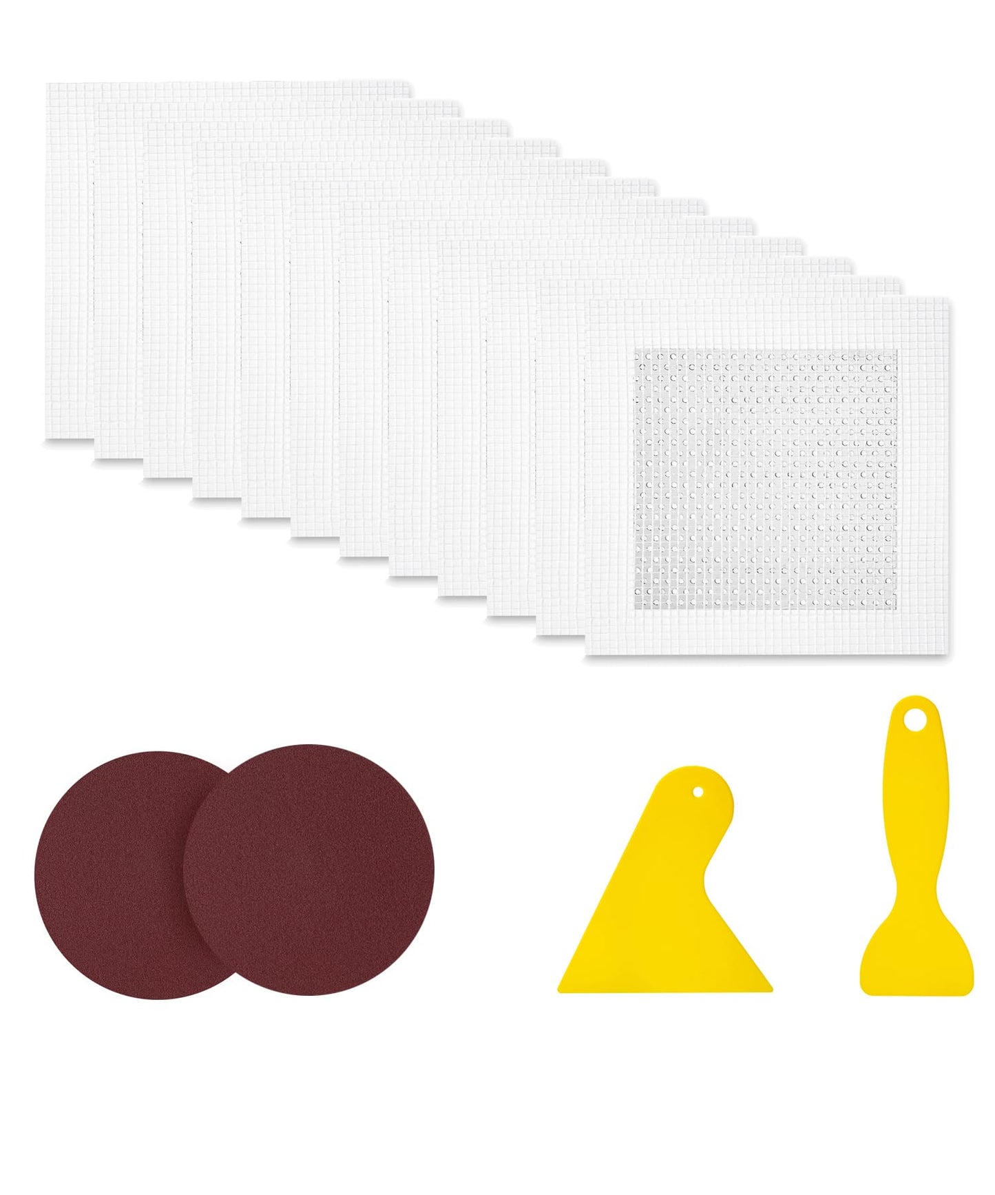 Bates- Drywall Repair Kit, 16 pcs, 4Inch, Dry Wall Patch Kits, Wall Repair Patch Kit, Wall Patch Repair Kit, Drywall Hole Patch, Drywall Patch Kit, Wall Hole Repair Kit, Drywall Patch Hole