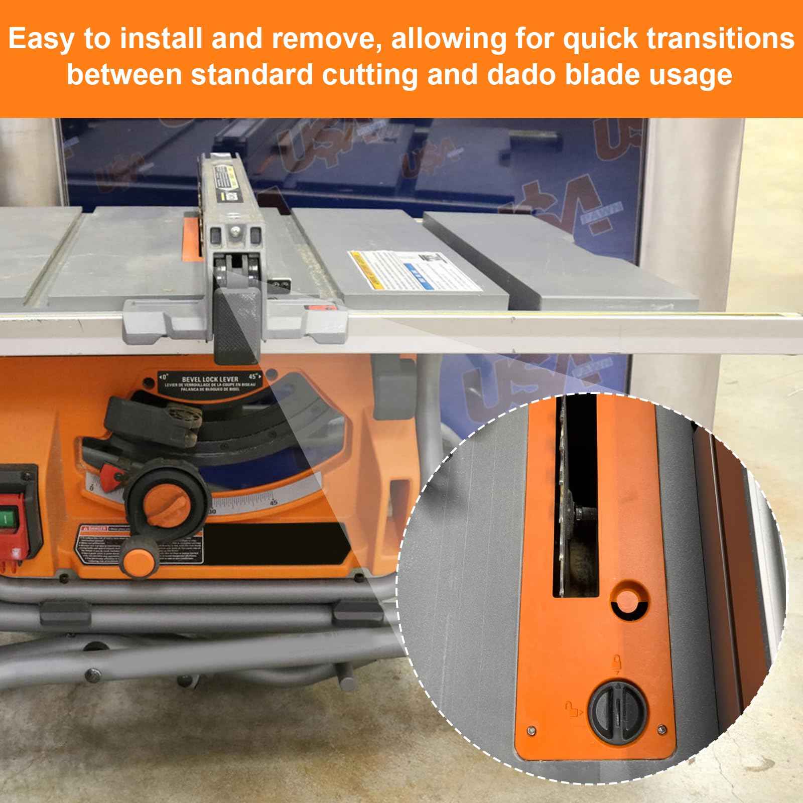 Fits for Ridgid Table Saw Parts 089240028701 Compatible with Ridgid Table Saw R4514, R4514T, R4518, R4518T,R4518NS