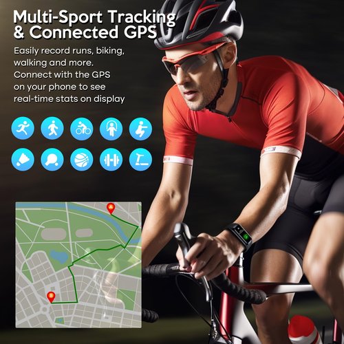 Fitness Watch,Smart Tracker Watch with Blood Pressure Heart Rate Sleep IP67 Waterproof Health Watches Fitness Activity Tracker Step Calorie Counter Pedometer Watches for Men Women Android iOS Phone