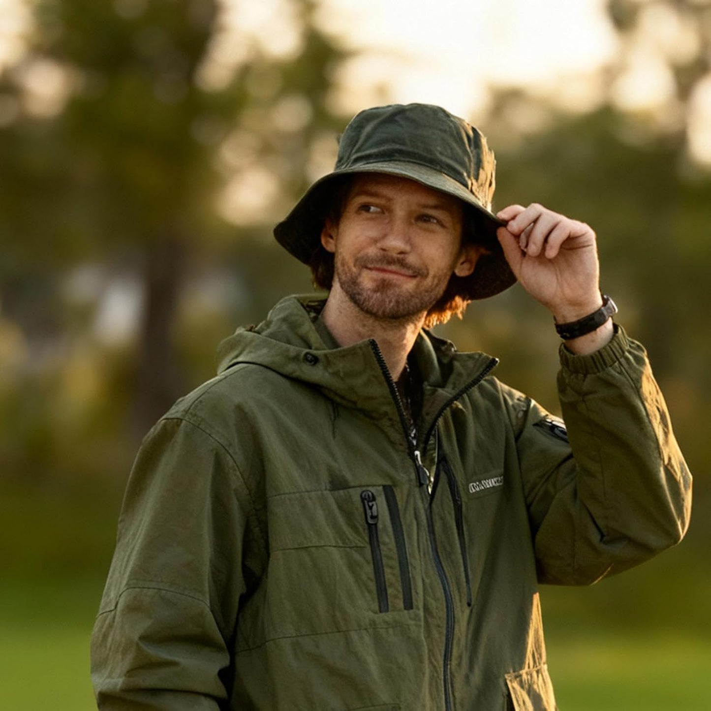 Skiennix Quick Dry Bucket Hat - Packable Rain Hat with Detachable Chin Strap | Outdoor Fishing & Sun Protection