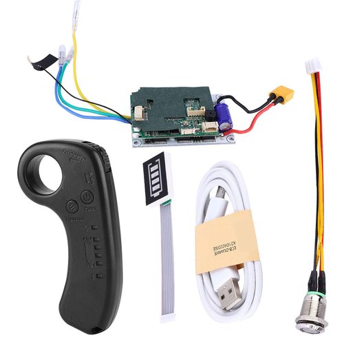 Electric Skateboard ESC Kit, 10S 36V Single Drive ESC Substitute Control Mainboard with Remote for DIY Electric Skateboard Longboard