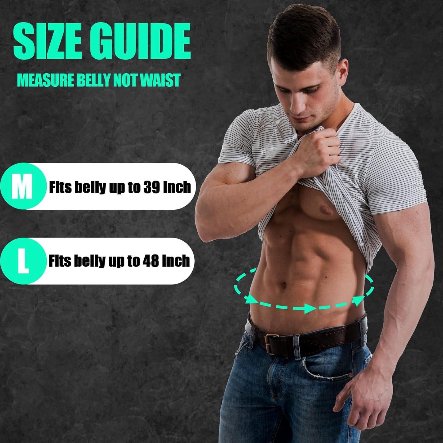 Skiennix Belly Band Holster - Comfortable Neoprene Gun Holster for Glock 19, 17, 42, 43X & More