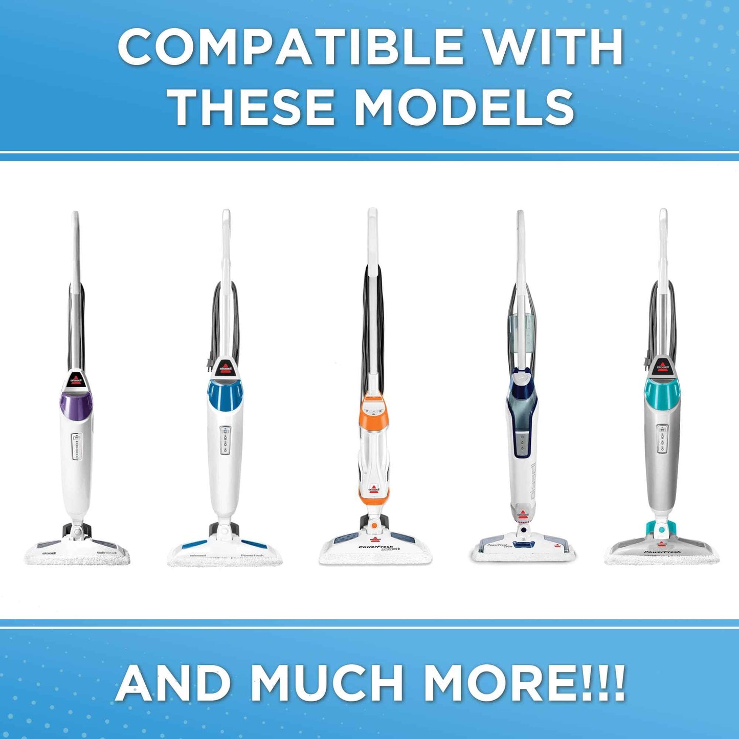 Replacement Carpet Glider for Various Bissell PowerFresh Deluxe Scrubbing & Sanitizing Steam Mops