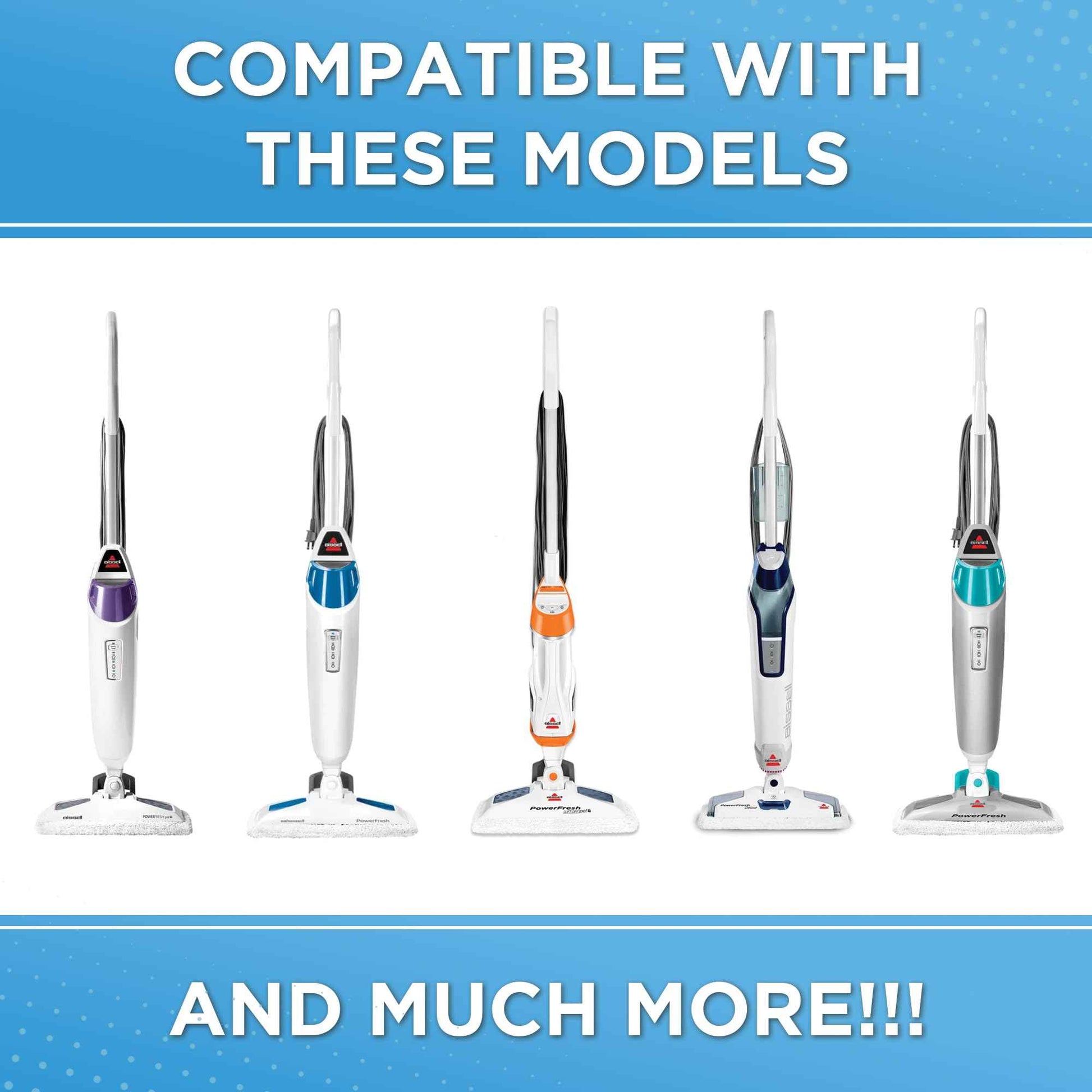 Replacement Carpet Glider for Various Bissell PowerFresh Deluxe Scrubbing & Sanitizing Steam Mops