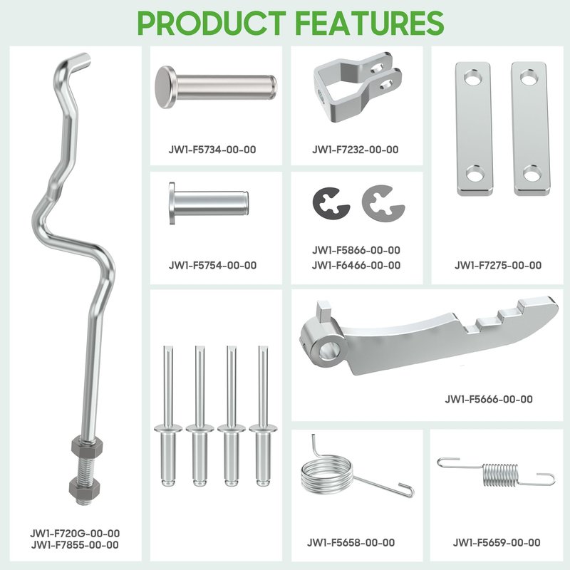 10L0L Golf Cart Brake Pedal Park Hook/Hanging Plate Separation Kit, Suitable for Yamaha G29 Drivr 2007-2012.5 Golf Cart OEM# JW1-F5659-00 JW1-F5658-00 JW1-F5666-00 JW1-F7275-00