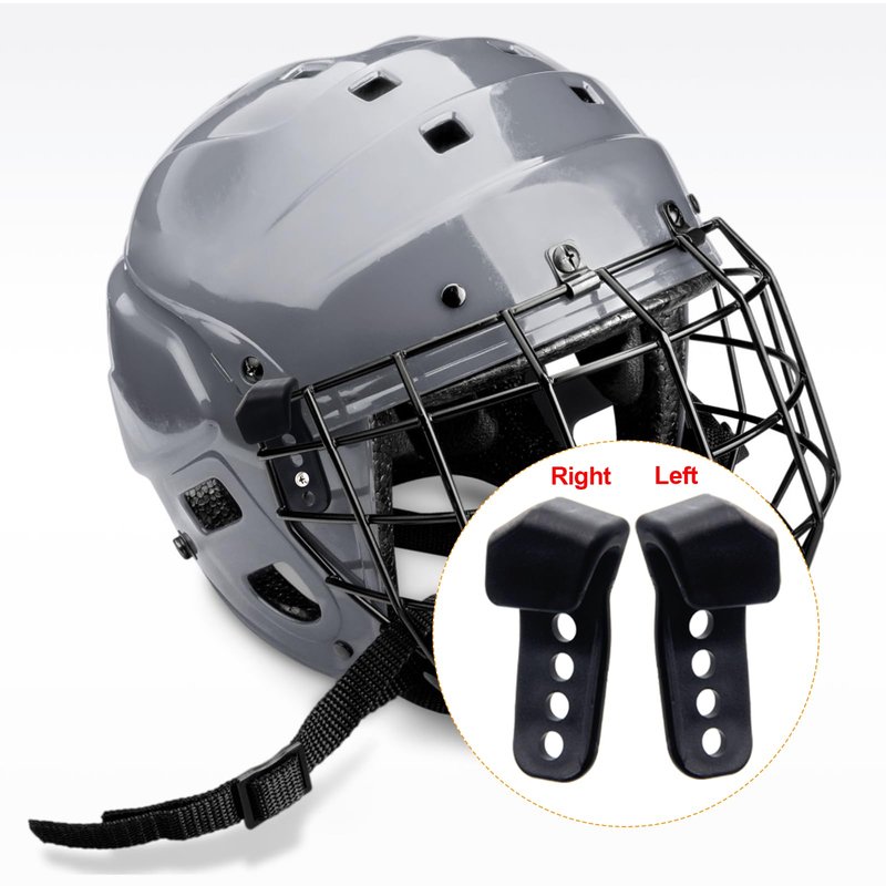 MingQiEven 61 Pack Football Helmet Repair Kit, Hockey Helmet Replacement Parts, Visor J Clips Rubber Gasket Screw Nuts with 1 Pcs Srewdriver, Chin Strap Adapter for Hockey, Baseball, Softball Helm