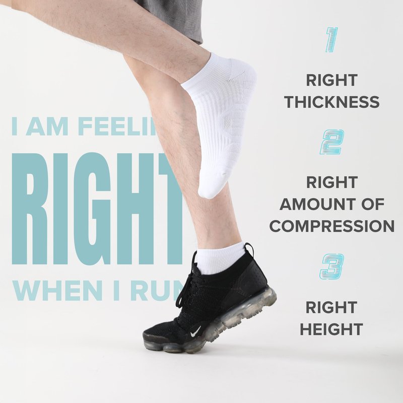 Running Socks Men Women, Cushion Padded Anti-Blister, Coolmax Moisture Wicking Cooling, Targeted Compression, Ankle Low Cut No Show Walking Hiking Tennis Golf Gym Athletic Socks (Medium, White)