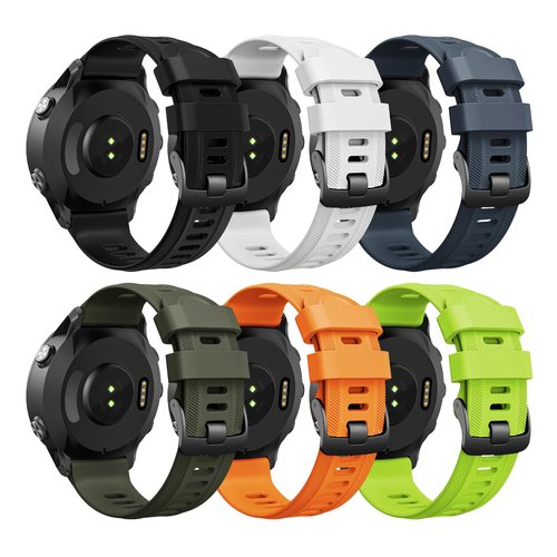 ANCOOL for Garmin Instinct Watch Bands/Forerunner 955 Watch Band,22mm Soft Silicone Straps for Forerunner 945/Instinct 2/Forerunner 935/Forerunner 965 (6 packs)