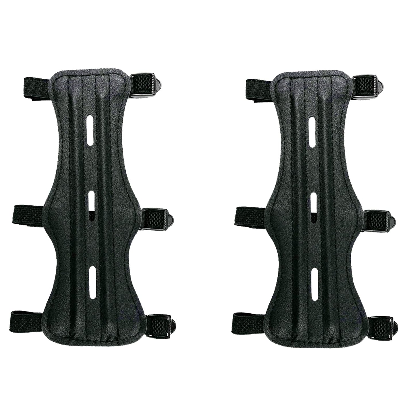 Zelerdo 2/5 Pack Archery Arm Guards Leather Forearm Protector Adjustable Bow Armguard