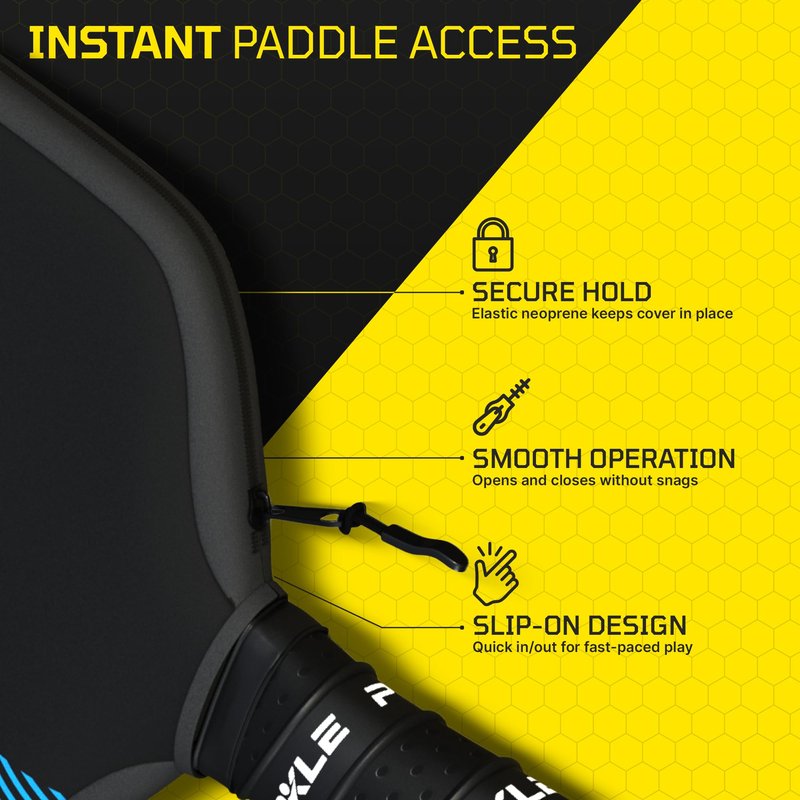 PicklePro Pickleball Paddle Cover – Neoprene Pickleball Paddle Case, Slim Lightweight Sleeve, Universal Fit