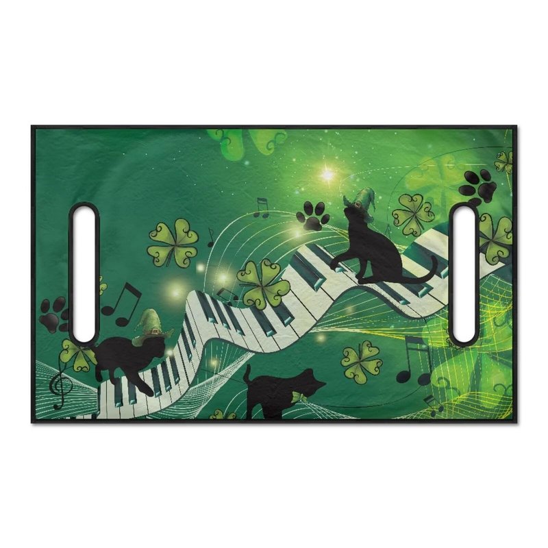 Boatee cat Golf cart seat Covers st. Patrick's Day Heavy Duty Golf cart seat Cover Clover Golf Accessories Easy to Install 2-Person Seats Golf cart Decor Club car seat Covers Green