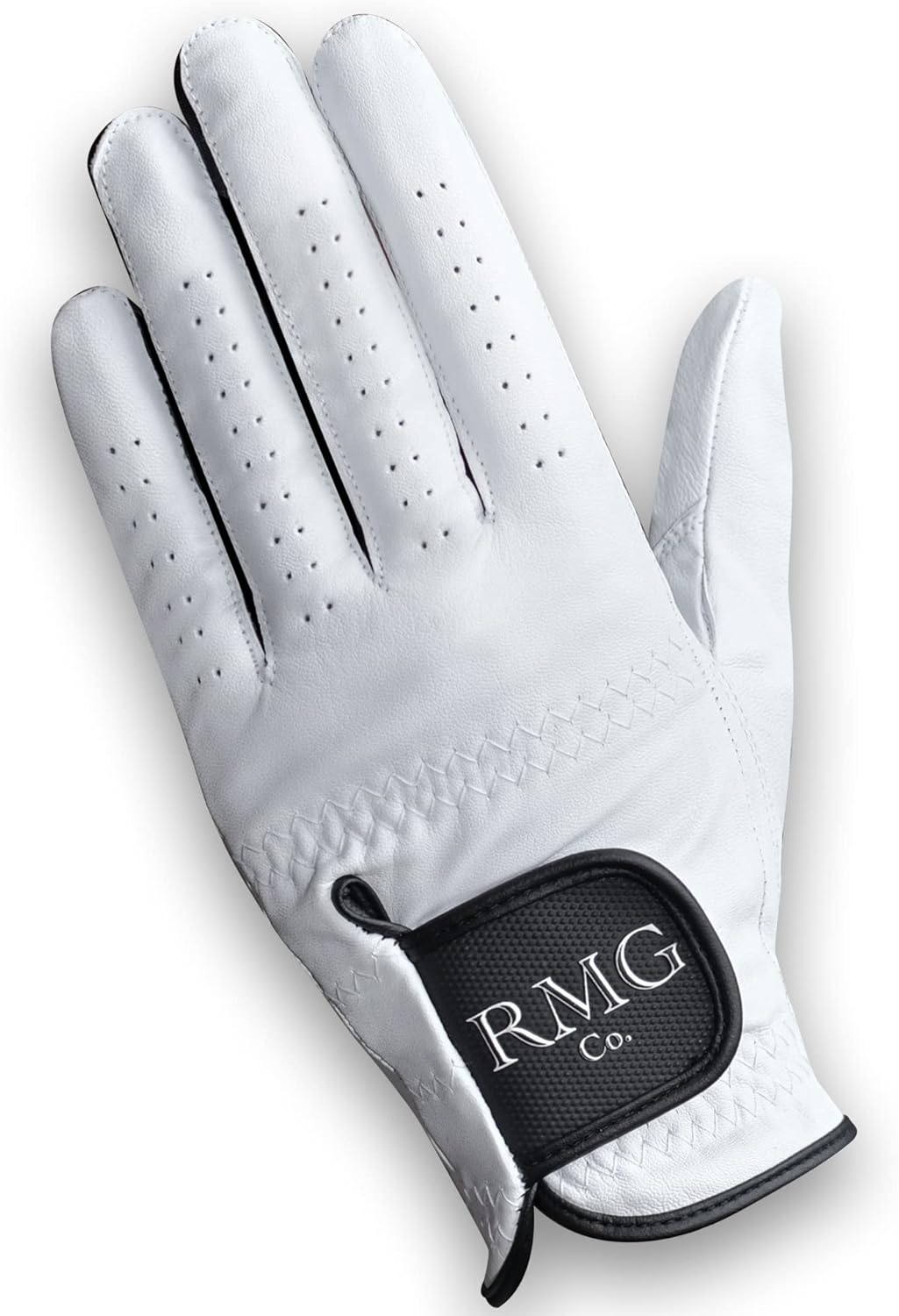 Skiennix Premium Leather Golf Glove - Classic White for Men | Left & Right Hand Options