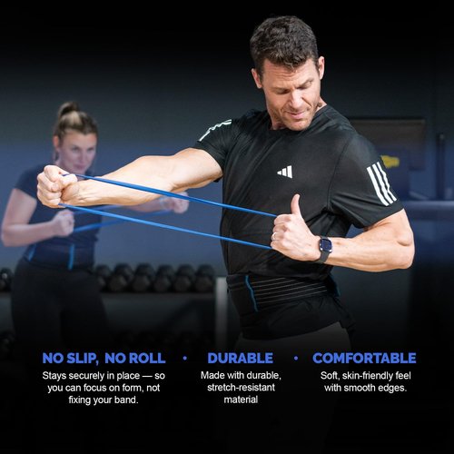 Joey Thurman Mini Resistance Bands, 5-Pack Mini Loop Bands for Exercise, Booty Bands for Glutes Legs and Hips, Home Gym Workout Bands