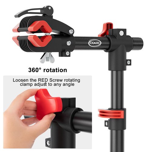 CXWXC Bike Repair Stand - Bench Mount Bike Maintenance Stand Rack - E bike Workstands Shop Home Mechanics for Mountain Bike and Road Bike