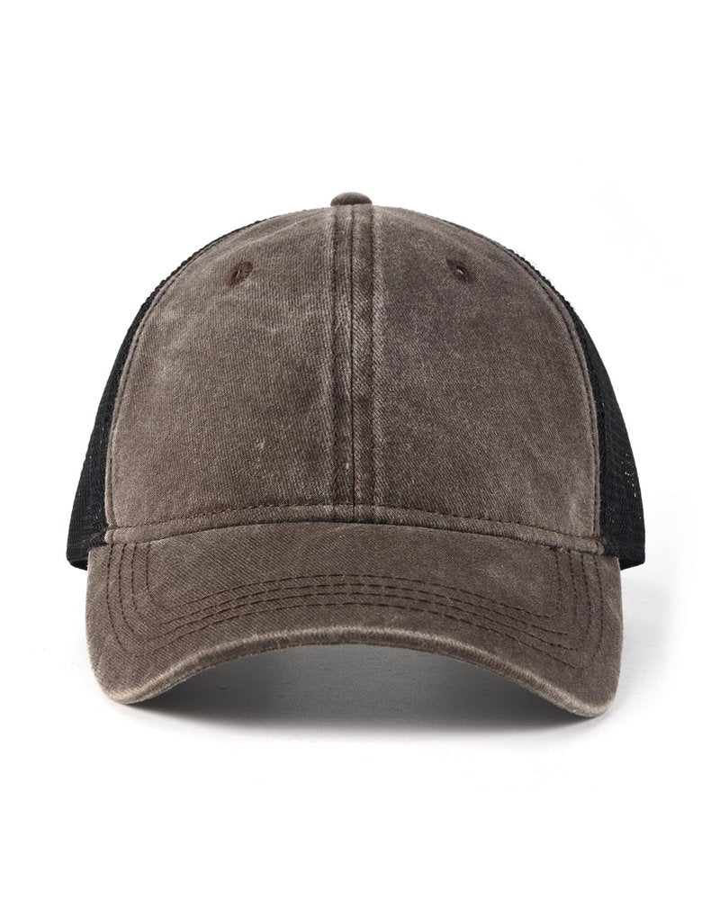 Zylioo XXL Oversize Trucker Hat, Large Cooling Mesh Back Cap, Adjustable Washed Faded Baseball Cap for Big Heads
