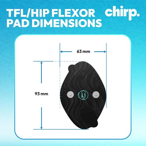 Chirp Halo Pads - Deep Tissue Support for Targeted Pain Relief & Muscle Recovery | Ideal for Back, Shoulders, Hips