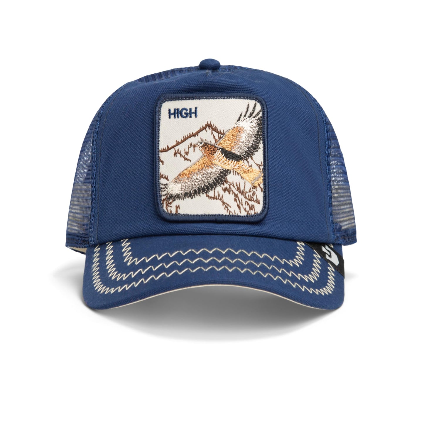 Goorin Bros. Call of the Wild Collection Trucker Hat for Men and Women, Navy (Flying High), One Size