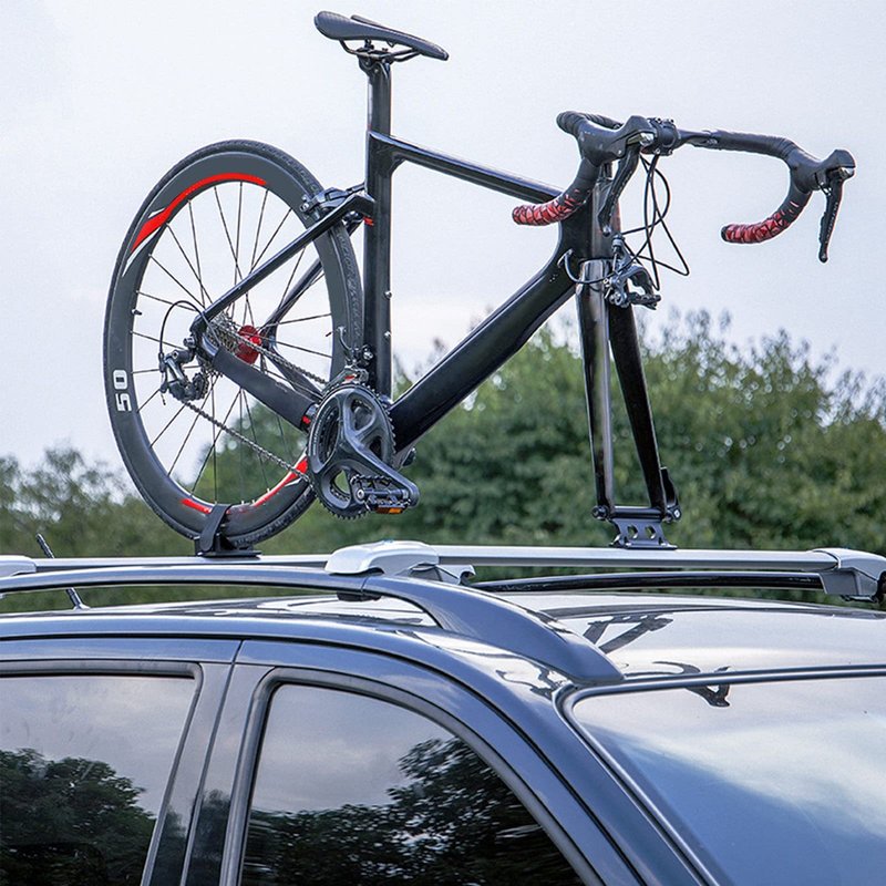 2pcs Quick Release Fork Mount Bike Block, Bike Rack Carrier Fork Mount Alloy Bike Block Fork Lock Mount for Transportation