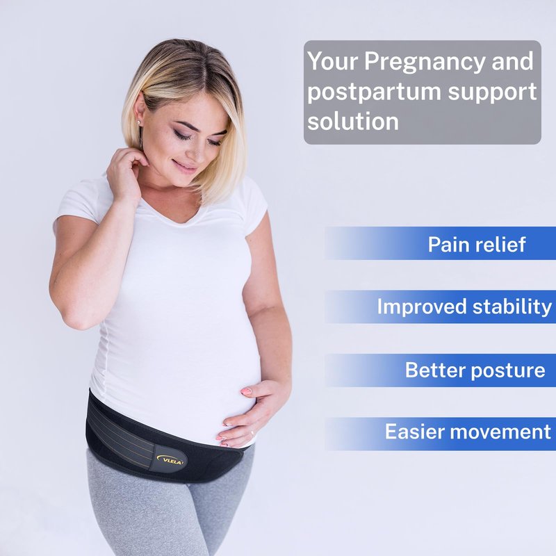 Vlela Si Belt -Sacroiliac Belt for Women，Hip Brace for Sciatica, Lower Back,Pelvic and Sacral Nerve Pain Relief,Hip Stabilizer Brace for Si Joint Dysfunction Trochanteric